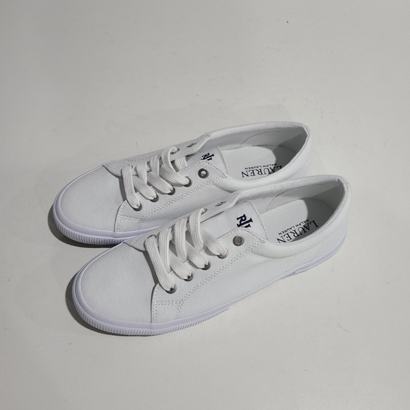 NEW Ralph Lauren White Shoes - Picture 2 of 7